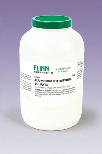 Flinn Chemicals, Aluminum Potassium Sulfate