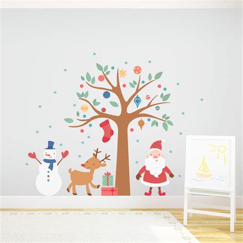 Christmas Party Printed Wall Decal