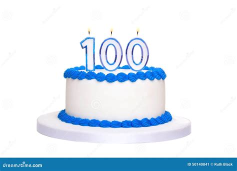 100th Birthday Cake Stock Photo - Image: 50140841