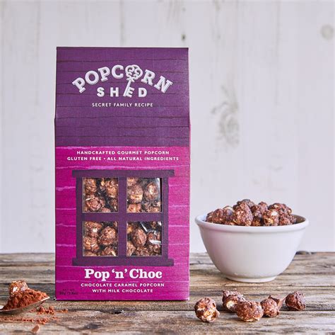 Pop N Choc - Chocolate Caramel Flavoured Popcorn Shed | Popcorn Shed