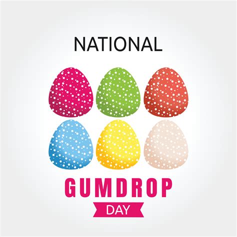 national gumdrop day vector illustration 5480415 Vector Art at Vecteezy