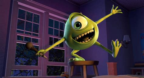 Download Mike Wazowski Monsters Inc Ending Wallpaper | Wallpapers.com