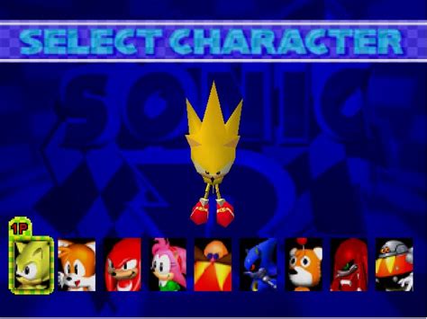 The Gallery of Art: Sonic R Full Character!