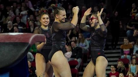 Stanford Women's Gymnastics finished fourth at the Denver Quad Meet : r ...