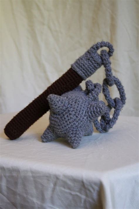 Morning Star, Chain Mace, Flail | Crochet projects, Diy crochet ...