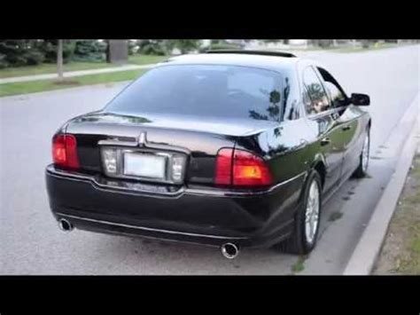 Lincoln LS V8 - Custom Magnaflow Exhaust (Drive Off) - YouTube