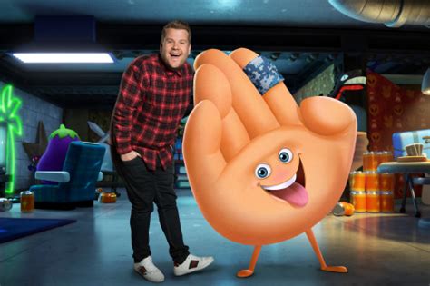 First Look At James Corden As Hi-5 In The Emoji Movie