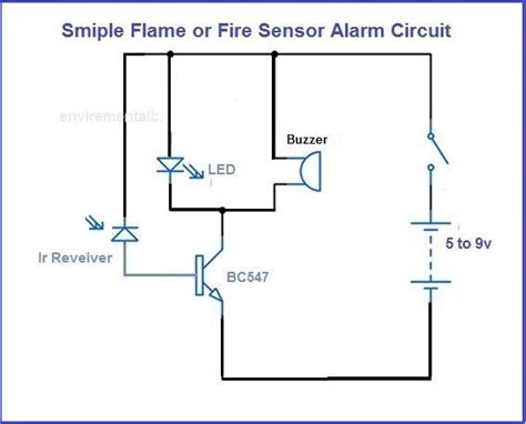 Open Circuit Fire Alarm System Diagram