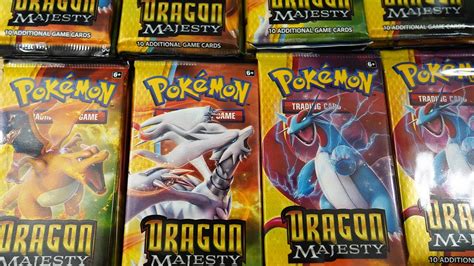 Opening 46x Pokemon Dragon Majesty Booster Packs - YouTube