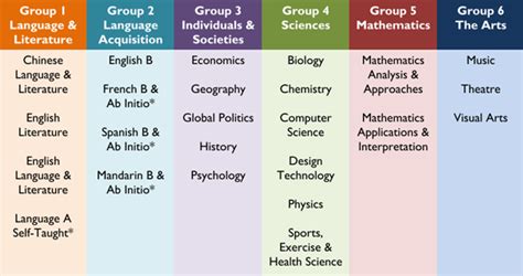 Sixth Form Subject Options | Course Offerings | NLCS Singapore