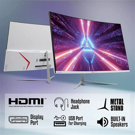 ZEBRONICS Zeb-Ac32Fhd Curved Slim Gaming Led Monitor With 32Inch (80 Cm) Wide Screen at Rs 14499 ...