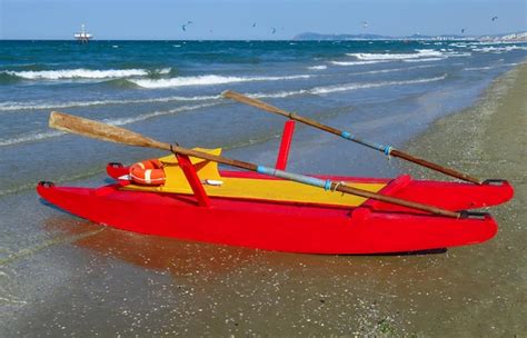 Premium Photo | Rescue boat at a beach