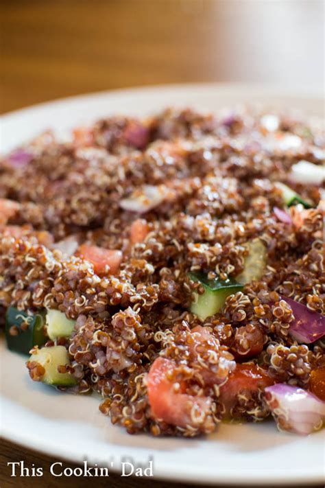 Red Quinoa Salad