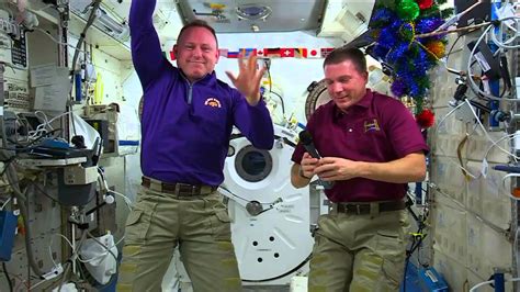 International Space Station Crew Members Discuss Living in Space During the Holidays with the ...