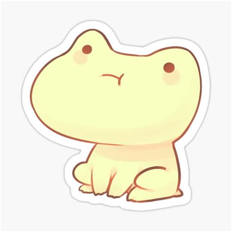 "Frog" Sticker for Sale by Kechuppika | Redbubble