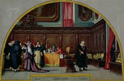 The Trial of Galileo Galilei (1564-1642) in 1633