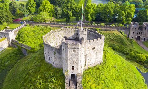 Aerial Filming in Cardiff Castle - Aerial Photography Wales - Aerial ...