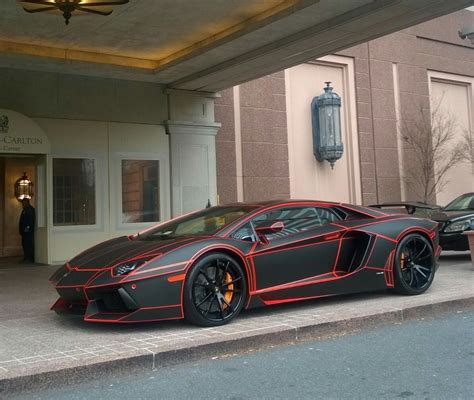 Online crop | black and red Lamborghini Aventador coupe, Tron: Legacy, Tron, Lamborghini, black ...