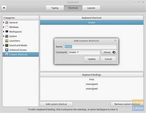 How to assign Print Screen Key shortcut to Shutter in Linux Mint