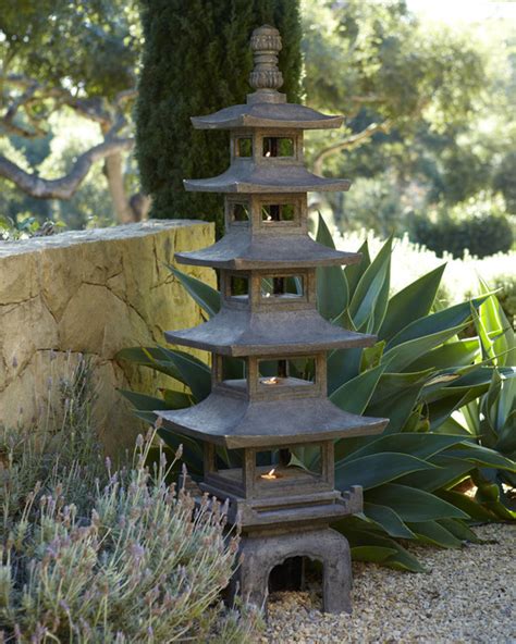 "Pagoda" Outdoor Sculpture - Asian - Garden Statues And Yard Art - by ...