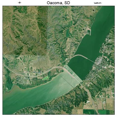 Aerial Photography Map of Oacoma, SD South Dakota