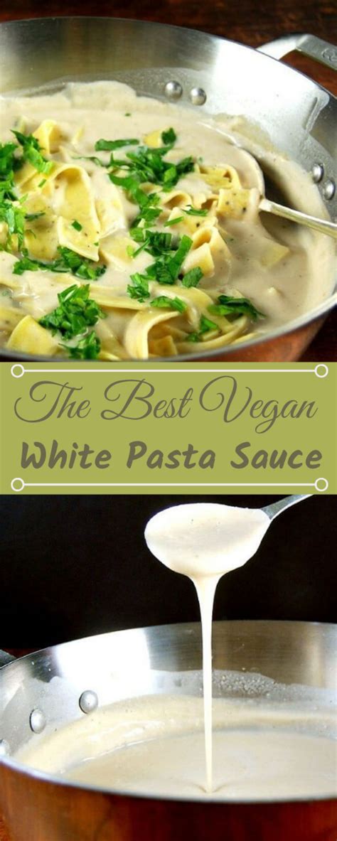 THE BEST VEGAN WHITE PASTA SAUCE #dinner #vegan #pasta #food #recipes