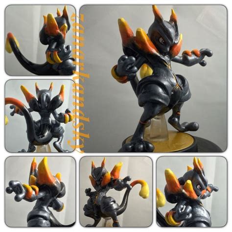 Custom amiibo Pokken Tournament Shadow Mewtwo by ZanarkandSky