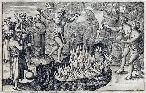 Sati ritual in India - self-immolation of widows