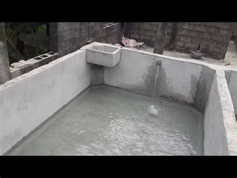 Concrete Fish Pond Layout And Design