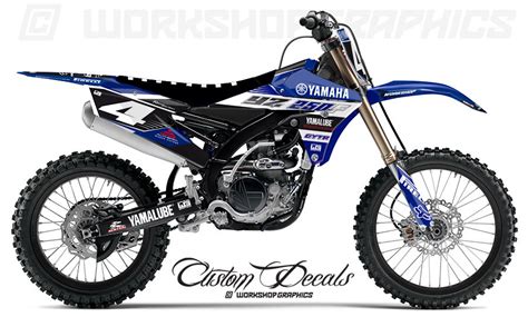 YZF 250 450 Factory Blue - Graphics Kit - Workshop Graphics