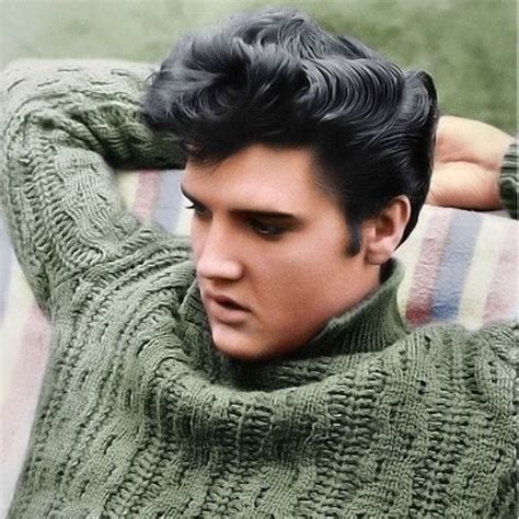 The Iconic Hairstyle Of Elvis Presley - Wall Mounted Bathroom Vanity