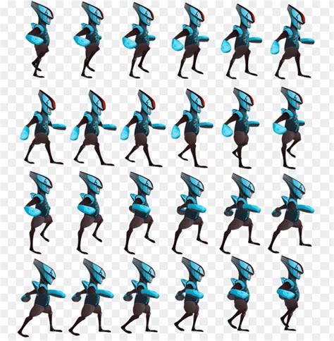 walking character game sprite sheet PNG image with transparent ...