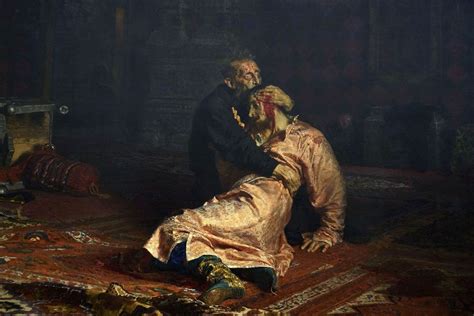 ILYA REPIN. “Iván el Terrible y su hijo”. 1885, óleo sobre lienzo, 199 ...