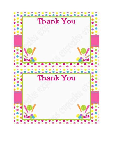 89 Create Free Printable Thank You Card Template Word Photo with Free Printable Thank You Card ...