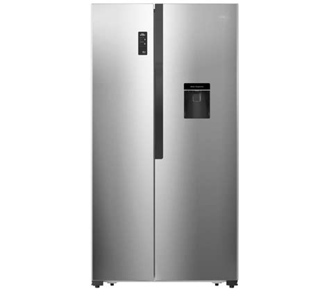 Buy LOGIK LSBSDX17 American-Style Fridge Freezer - Innox | Free ...