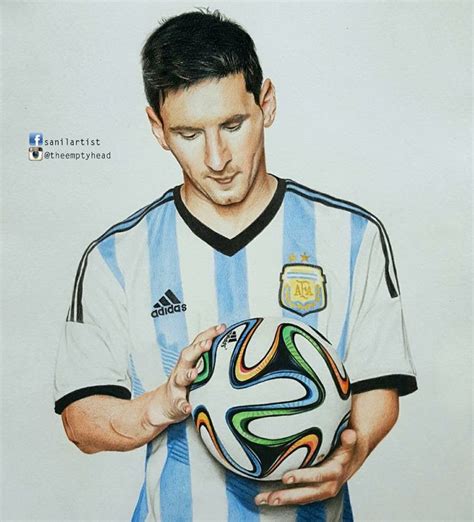 Desenho do jogado de futebol Messi | Curso de desenho, Desenho realista ...