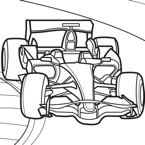 Free Printable Race Car Coloring Pages For Kids