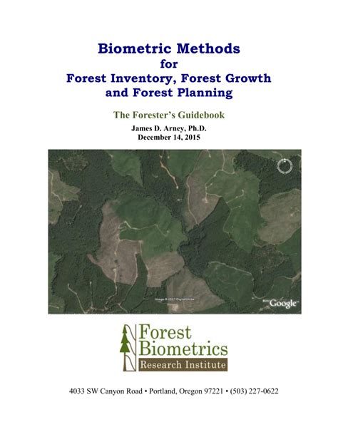 (PDF) Biometric Methods for Forest Inventory, Forest Growth and Forest Planning