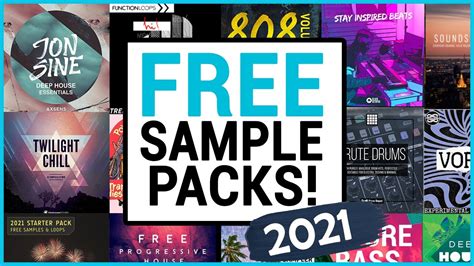 The 50 Best FREE Sample Packs in 2021 for ANY GENRE! (32GB+ TOTAL) - YouTube