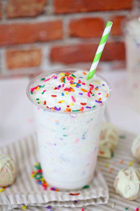 Copycat Starbucks Birthday Cake Frappuccino Recipe