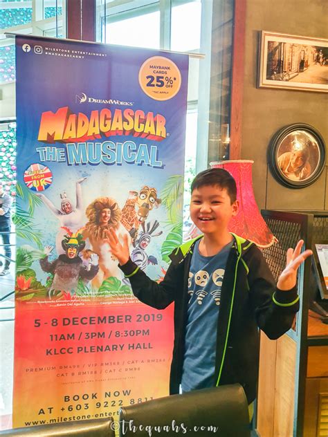 Moving it with the cast of Madagascar the Musical in Kuala Lumpur ...