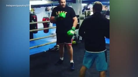 Watch: Tyson Fury is back in training | Metro Video