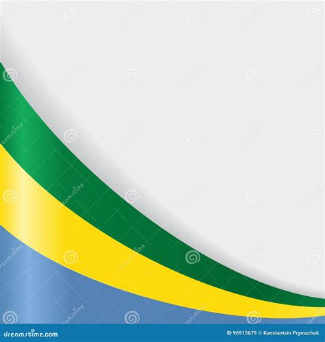 Gabon Flag Background. Vector Illustration. Stock Vector - Illustration of design, gabon: 96915679