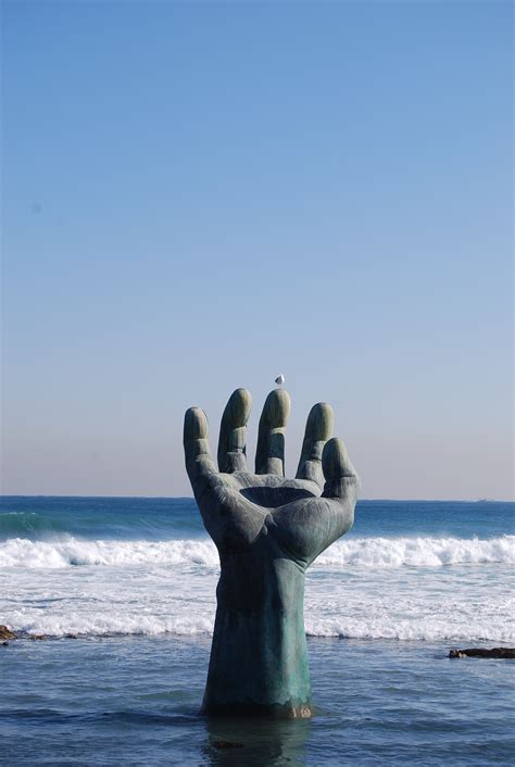 Free Images : hand, beach, sea, coast, sand, rock, ocean, horizon, wave ...