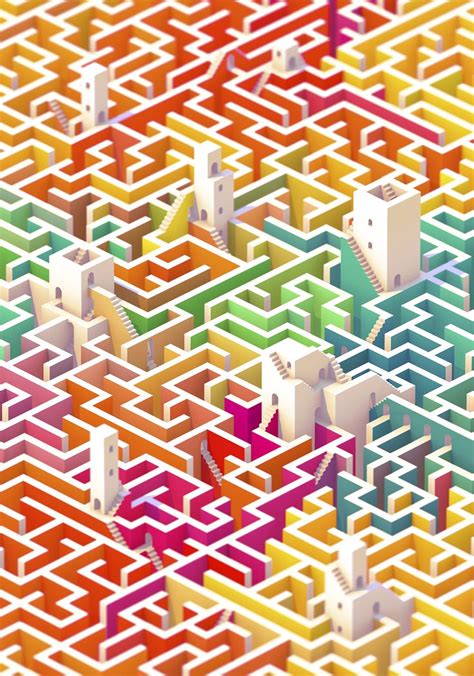 Labyrinths | Labyrinth design, Maze design, Isometric art