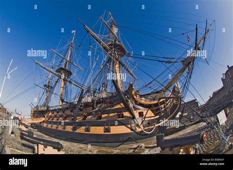 HMS Victory, flagship of Admiral Horatio Nelson, Portsmouth Historical Dockyard, Portsmouth ...