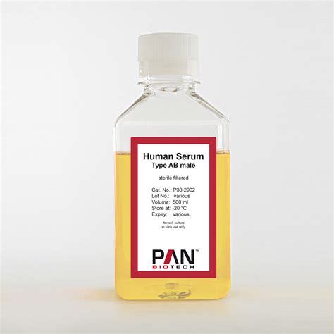 Human Serum, Type AB, male, sterile filtered - XL BIOTEC