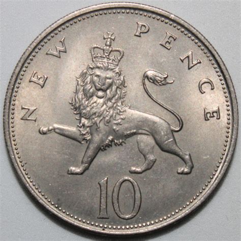 1968 | Elizabeth II 10p | Cupro-Nickel | Coins | KM Coins | Coins, Rare ...