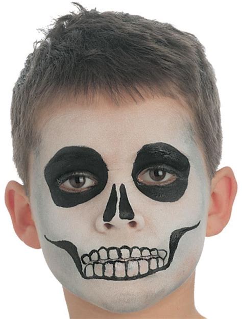 Image result for kid skull makeup Kids Skeleton Face Paint, Skeleton ...