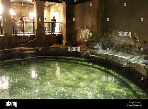 Plunge Pool at Roman Baths Museum Bath Somerset Stock Photo - Alamy